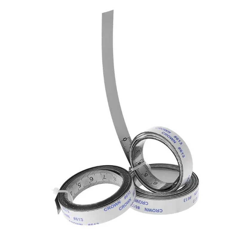 Самоклеящаяся Метрическая рулетка измерительная лента из нержавеющей стали 1 м 3