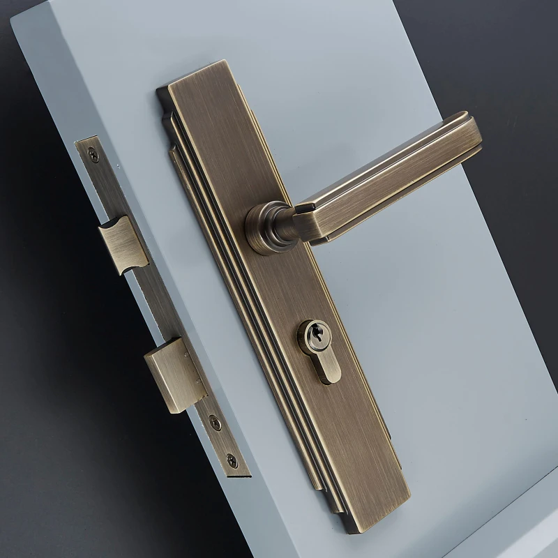 Лидер продаж 1 комплект европейские твердые латунные дверные замки для
