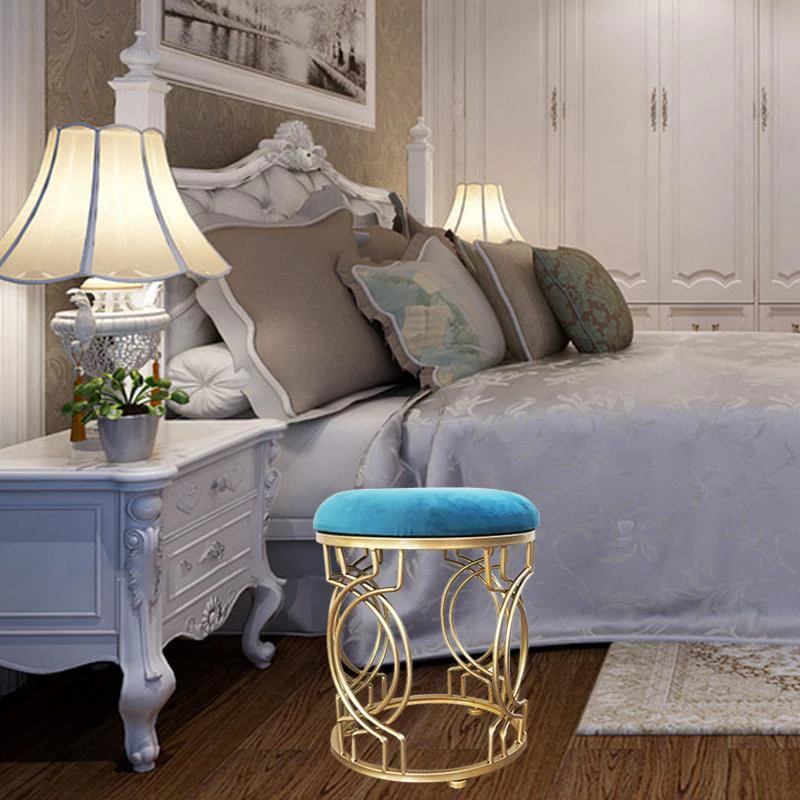 Домашний железный стул из нержавеющей стали барный обеденный стол для макияжа