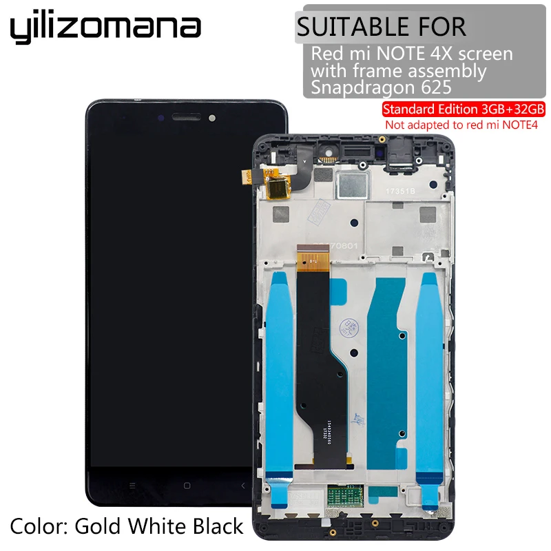 YILIZOMANA оригинальный 5 ''сменный ЖК дисплей сенсорный экран с рамкой для Xiaomi Redmi