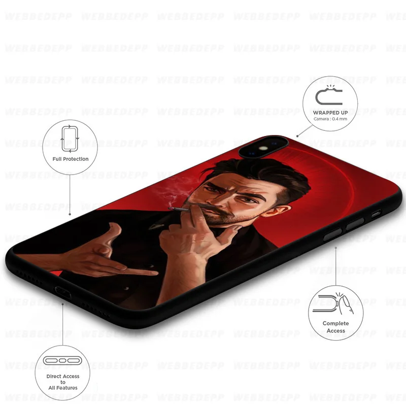WEBBEDEPP Американский ТВ Люцифер мягкий чехол для Huawei Mate Honor 20 6A 7A 7C 7X 8 9 9X 10 View Lite Pro 30 |