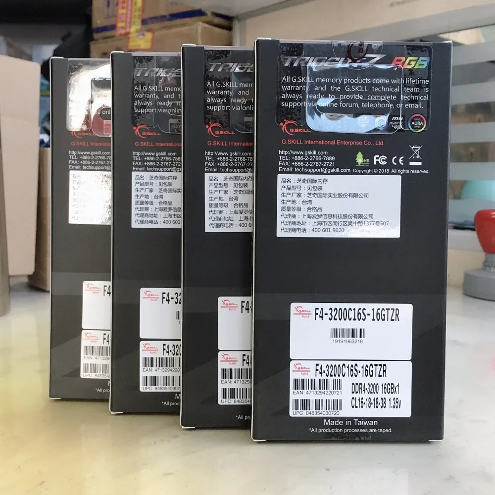 G.Skill Trident Z RGB PC ram Memoria модуль l DDR4 память PC4 8 Гб 16 Гб 3200 МГц 3000 МГц Настольный 8 г 16 г 3000 3200 МГц DIMM