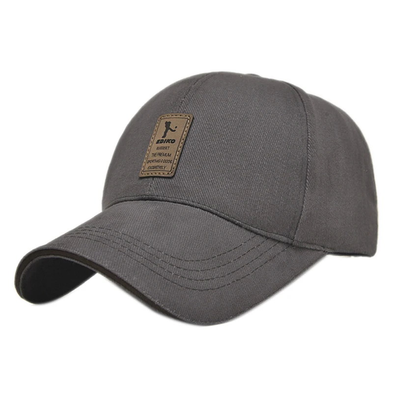 grey Модные женские и мужские Пешие прогулки кепки Хлопок Snapback шляпа солнцезащитные шляпы - Цвет: grey