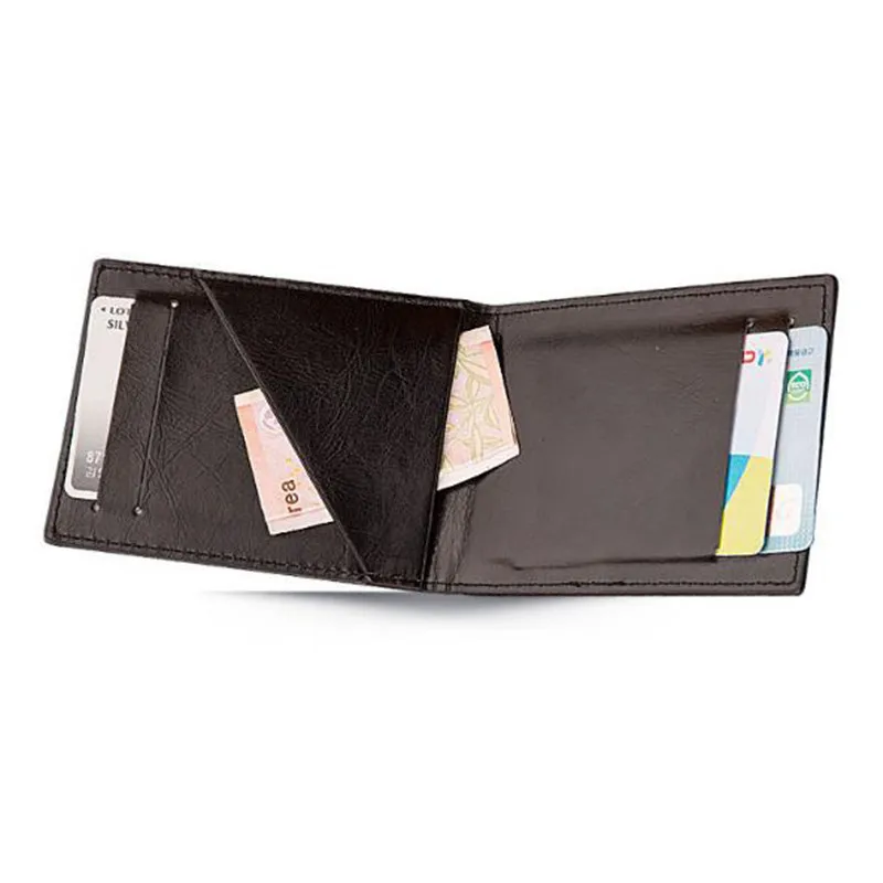2019 Винтажный Мужской телефон Роскошный кошелек короткие тонкие мужские кошельки