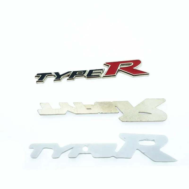 2 шт./компл. Тип R маленькая металлическая эмблема значок наклейка для Honda CIVIC