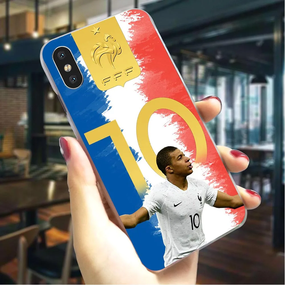 K1025210 Kylian Mbappe чехол для телефона для Apple iPhone 7 Plus 5 5S SE 6 6 S/6 6S Plus 7 8/8 Plus X XS XR Xs Max жесткий чехол Гибридный - Цвет: K1025210