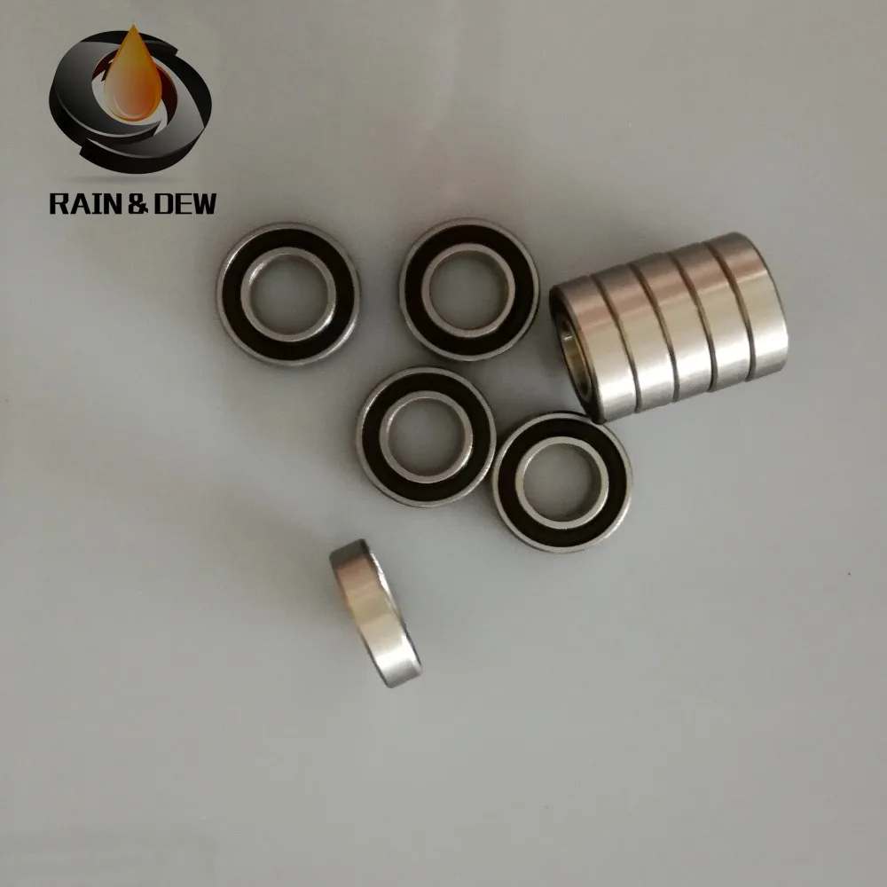 10 шт 6803 2RS подшипник 17*26*5 мм ABEC-7 Метрическая тонкий срез 61803RS 6803 RS шариковые подшипники 6803RS