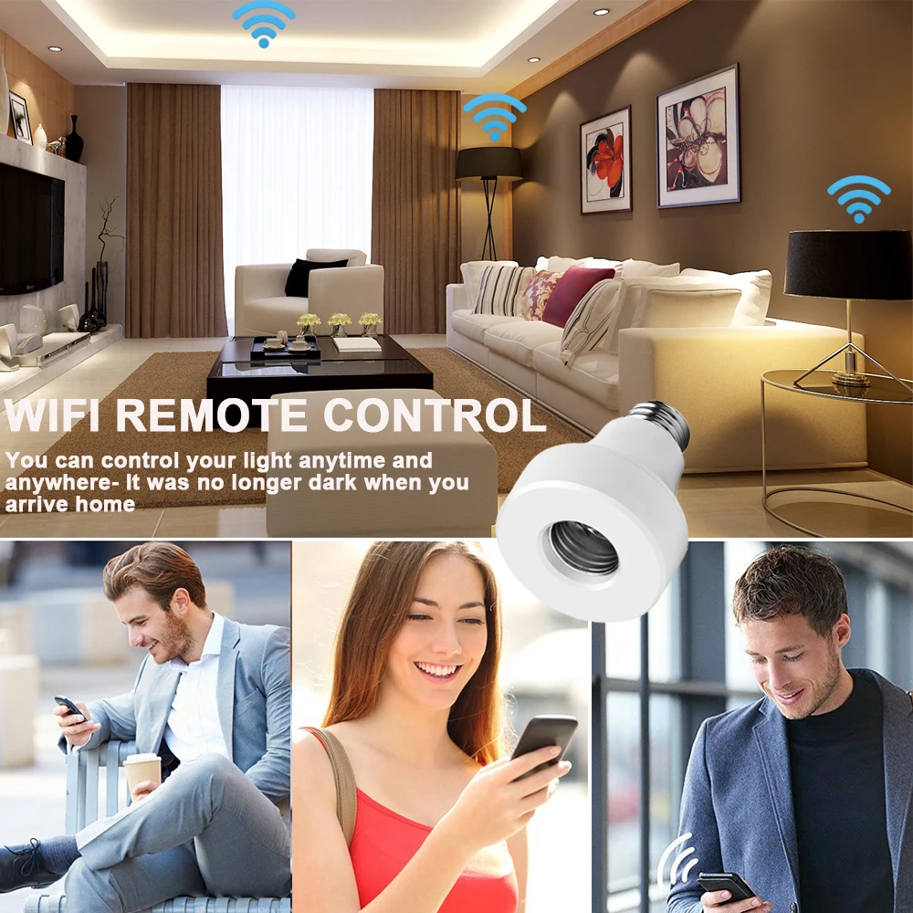 Универсальный Wifi держатель лампы приложение пульт дистанционного управления