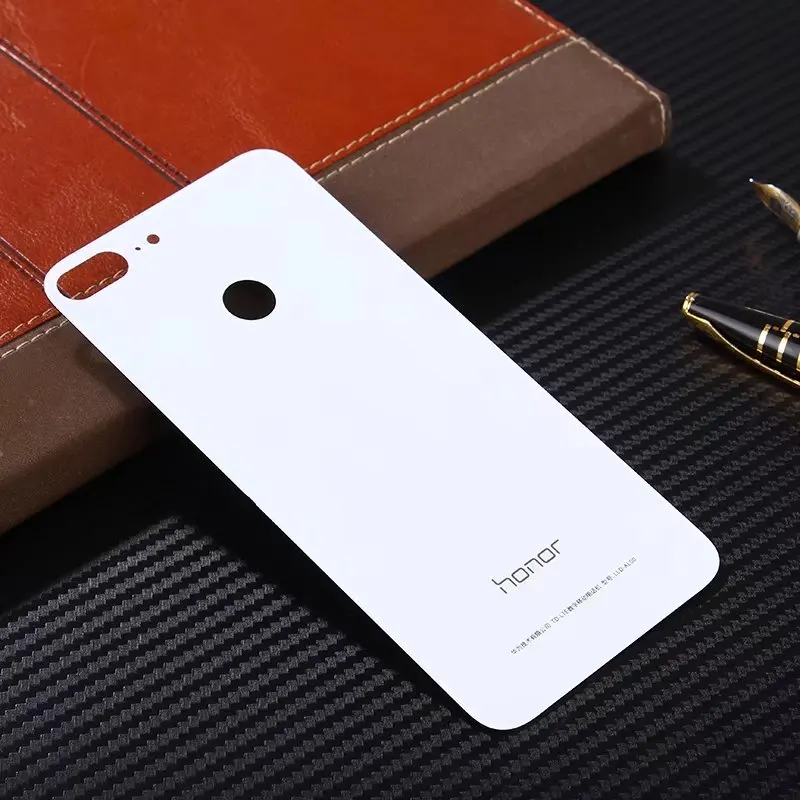 Стеклянная задняя крышка аккумулятора для Huawei honor 9 Lite honor 9 lite задняя крышка корпуса Замена двери для Huawei honor 9 Youth Edition - Цвет: Белый