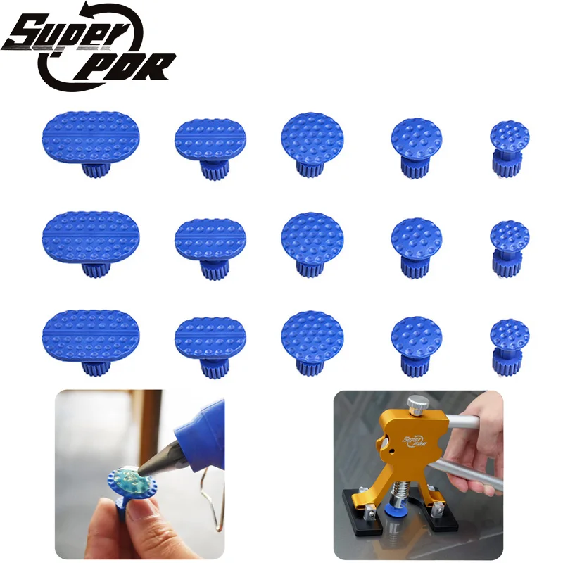 

Super PDR Tools Car Dent Puller Suction Cup Glue Tabs Pulling For Dent Lifter Slide Hammer Paintless Dent Removal Tool Hand Tool