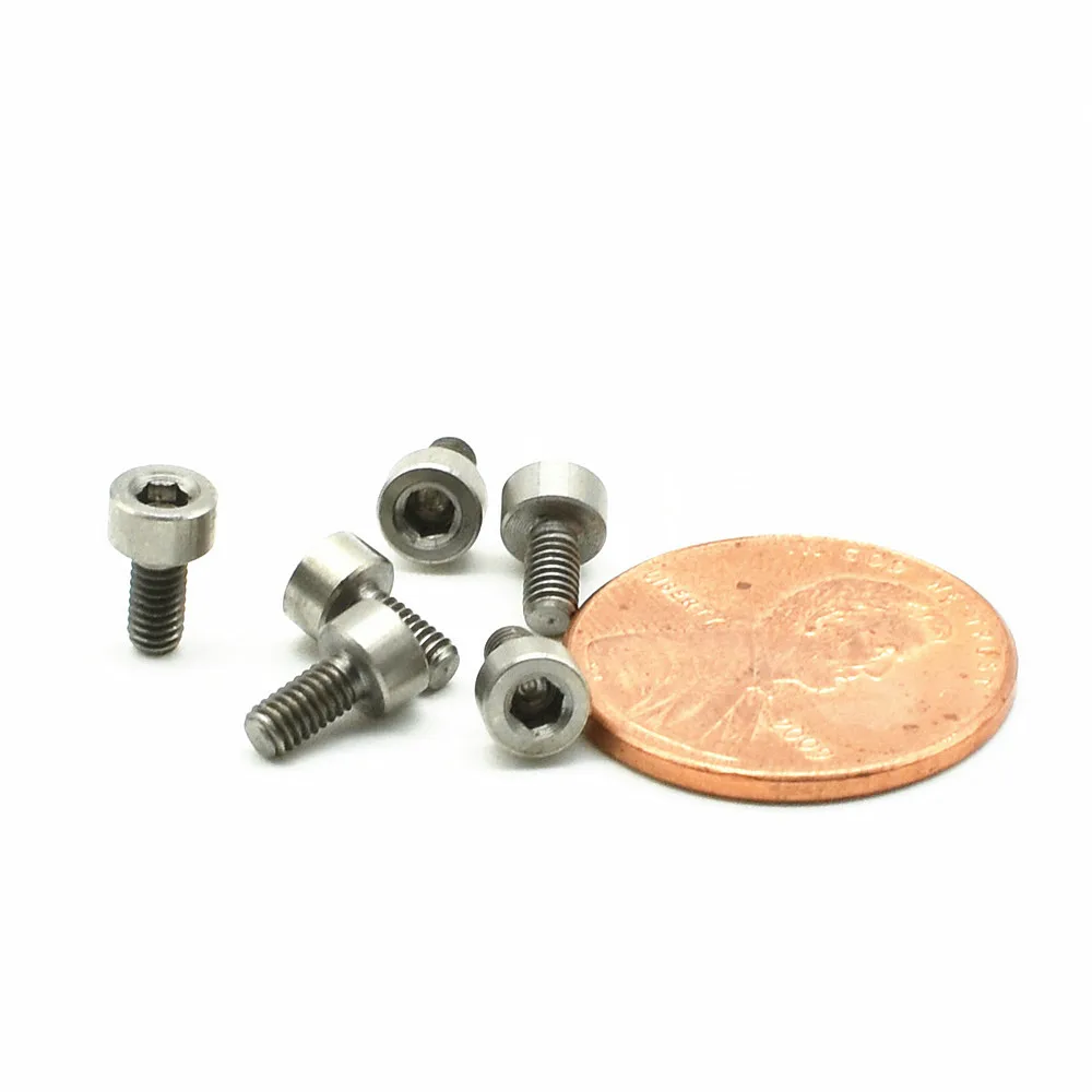 12 шт. M2.5 x4-20mm Ti Болт, титан болт Колонка Накидная головка Ti цвет не полированный класс 2 титановый винт титан крепеж