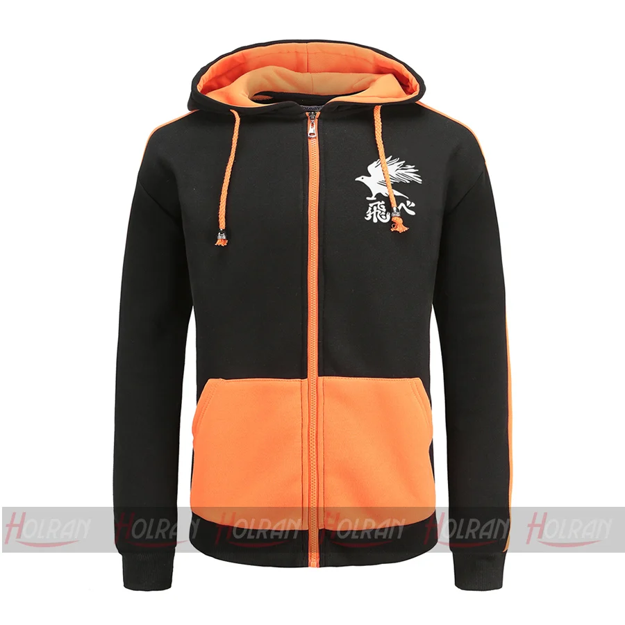 

Аниме хайкиу! Костюм для косплея Shouyou Hinata Karasuno Hinata Shyouyou оранжевая Толстовка Куртка пальто