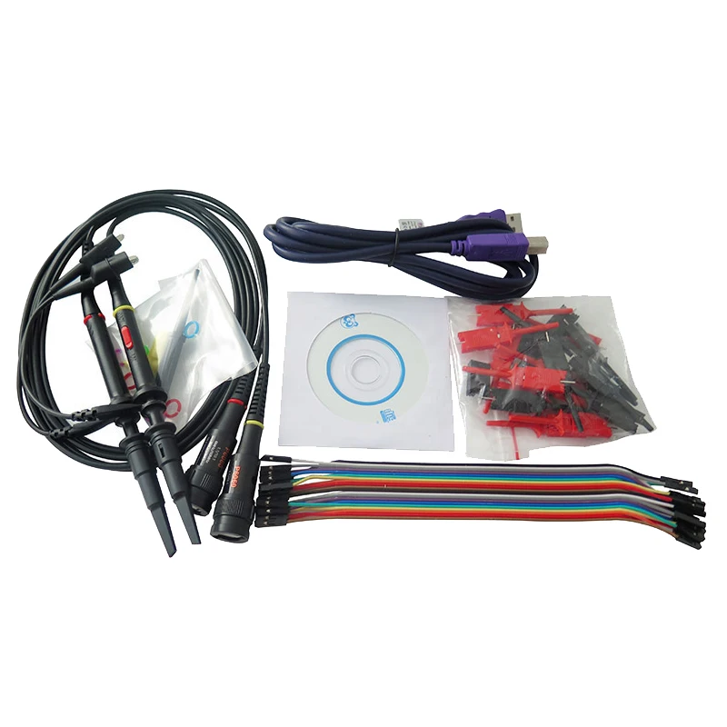 ISDS205C обновленная версия USB аналоговый Виртуальный осциллограф для ПК 16 канальный