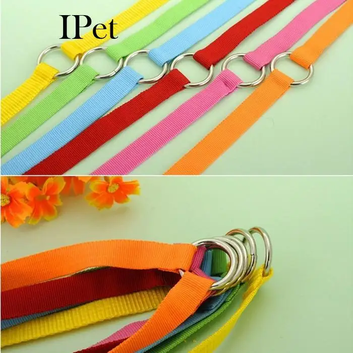 Случайный 2 размер милый соединитель двойной ремень веревка товары для питомцев
