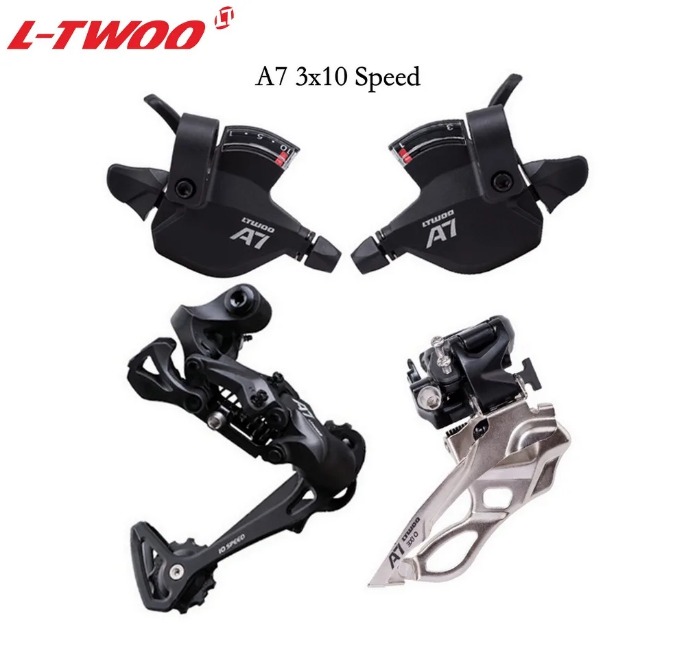 LTWOO Groupset A7 3x10 10 скоростной рычаг + передний переключатель задний для MTB велосипеда