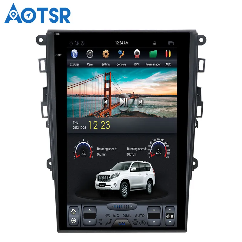 13,6 дюймов Android 8,1 4+ 64 Автомобильный gps навигатор плеер для Ford Mondeo Fusion MK5+ головное устройство стерео Мультимедиа Радио carplay