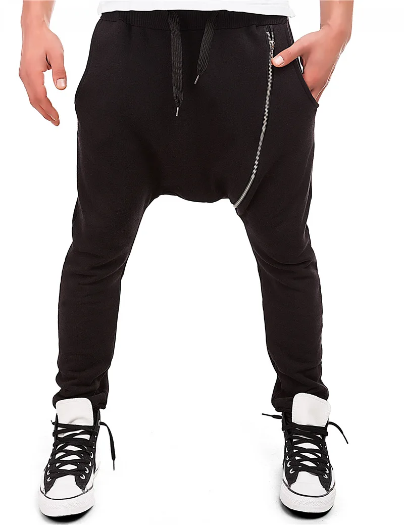 Мужские повседневные шаровары в стиле хип хоп с драпировкой готическом