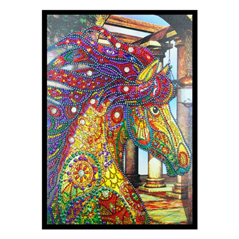 Алмазная живопись 5D &quotсделай сам&quot животное лошадь специальная Вышивка