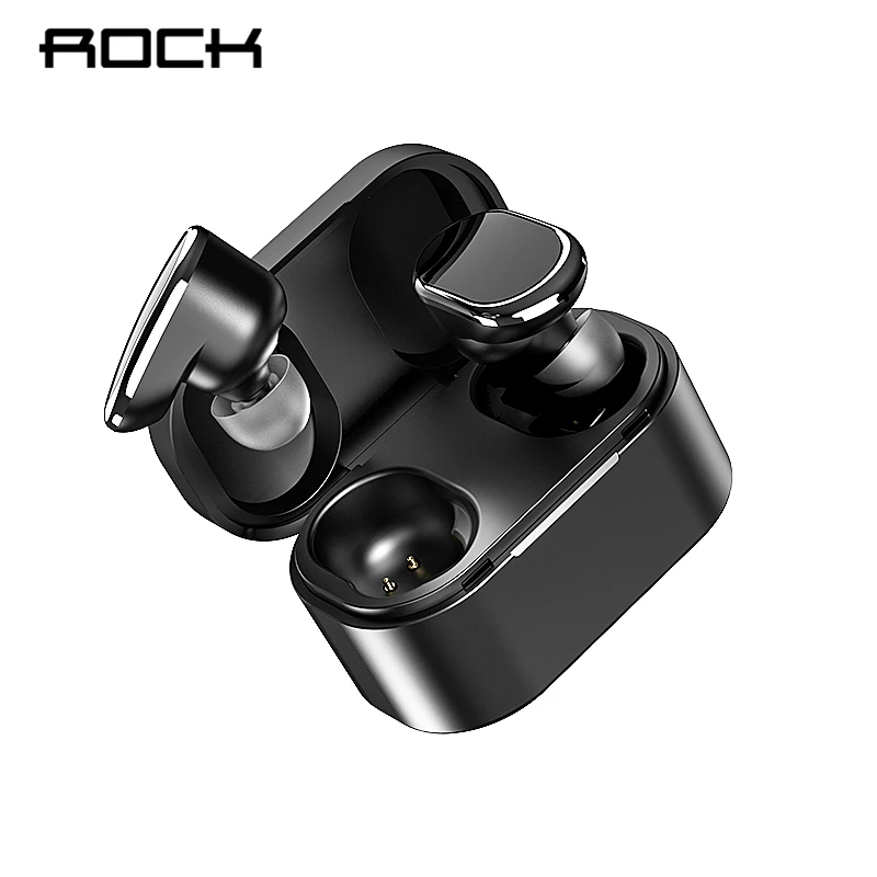 ROCK Bluetooth 5,0 наушники TWS Беспроводные Hi-Fi стерео наушники сенсорное управление наушники с микрофоном для samsung iPhone Xiaomi