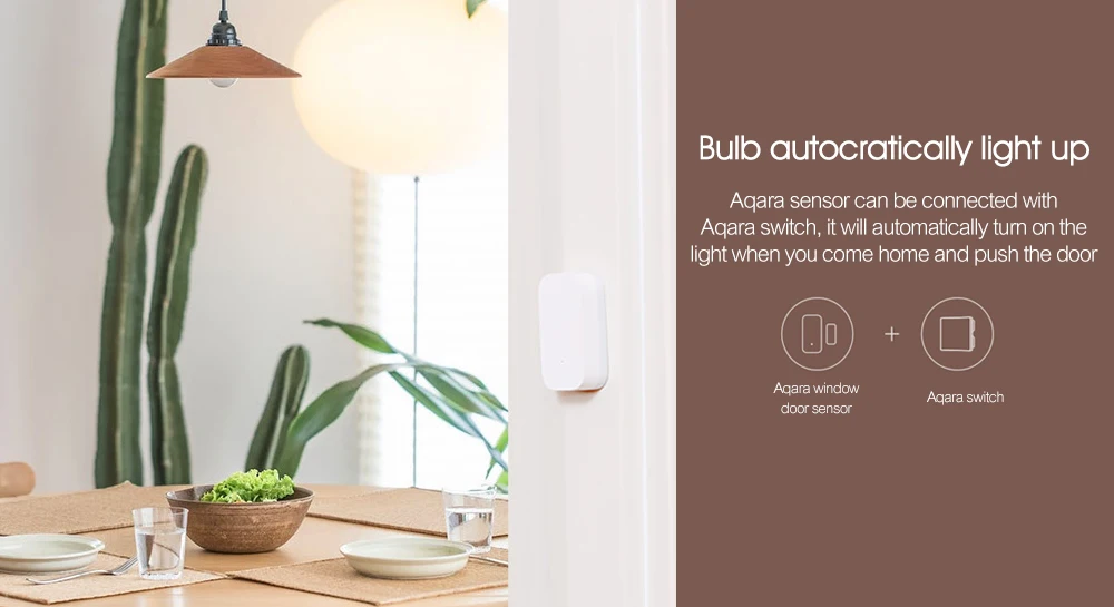 Aqara Smart Датчик оконной двери умный домовая сигнализация с ZigBee беспроводной связи умный сенсор s управление