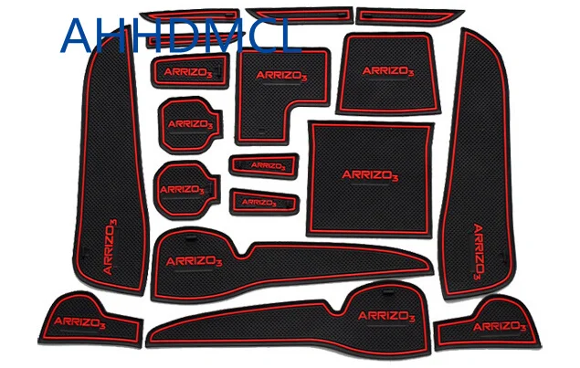 

Car Anti-Dirty Pad Door Groove Gate Slot Cup Armrest Storage Pad Anti-Slip Mat For Chery Arrizo 3