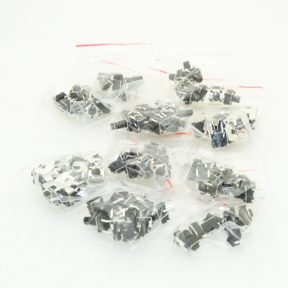 100 шт (5 kindsx20pcs) 6x6x5 (кронштейн) /6x6x5/6x6x7/6x6x10/3x6x5 вкл/выкл микро свет сенсорный