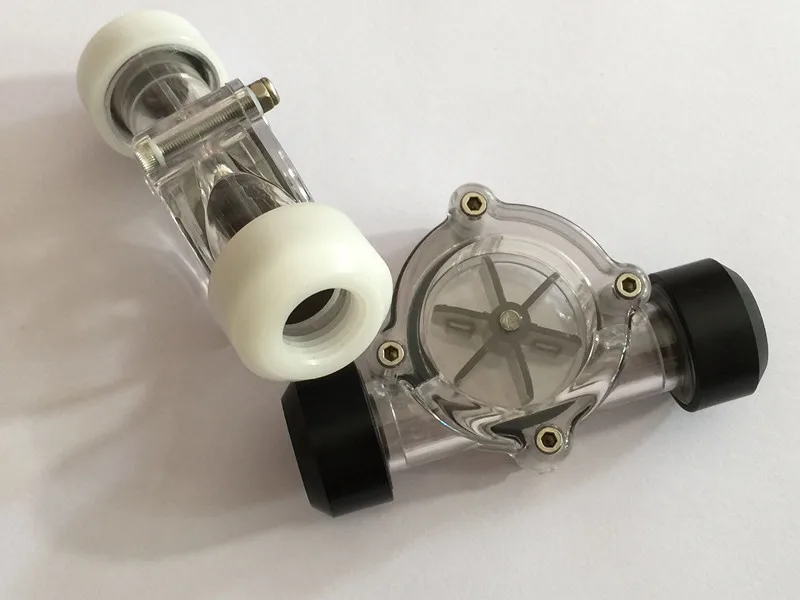 Компьютер водяного охлаждения воды метр расходомер 5 лист скорость потока