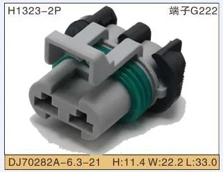 6,5 мм, 2-контактный разъем топливного инжектора, электрический датчик для карты памяти