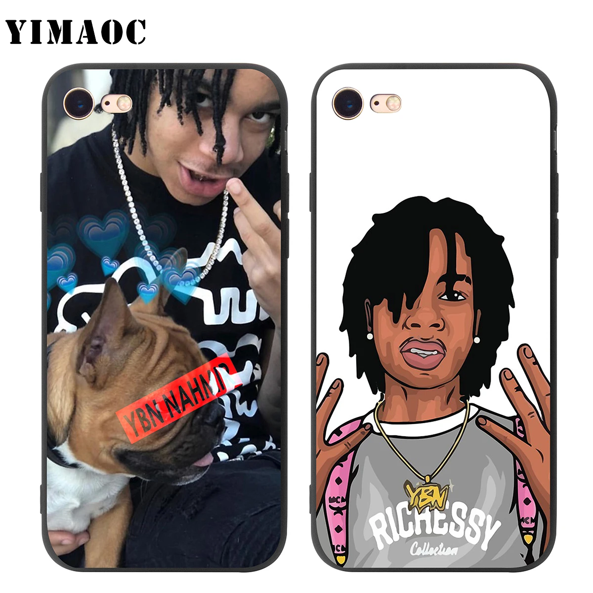 YIMAOC YBN Nahmir мягкий чехол для Apple iPhone SE 2020 5 5s 6 6s 7 8 Plus XR X Xs 11 12 Pro Max mini|Бамперы| |