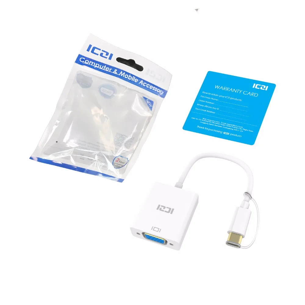 ICZI usb type C VGA конвертер адаптер 3 1 c USB кабель для Apple Dell Yoga Lumia|to vga|vga cablevga converter |