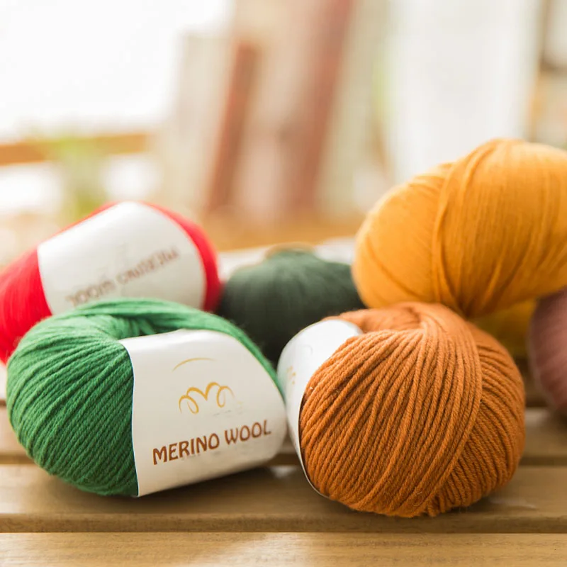 10 шт./лот 100% шерсть мериноса ручная вязка детские шарфы носки мягкая толстая