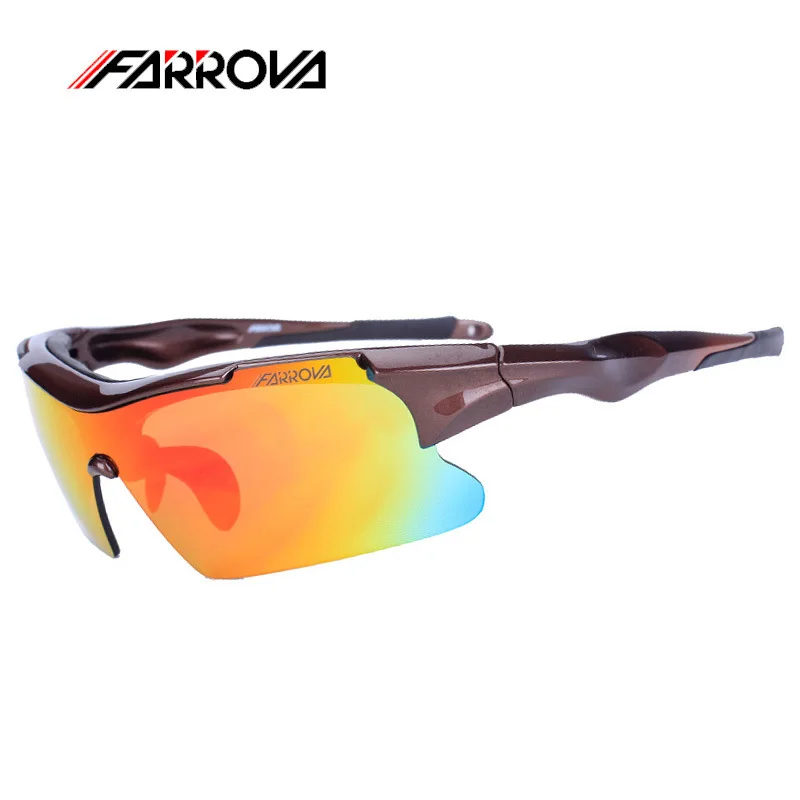 Farrova Polarized Cycling Sunglasses Men Women Eyewear Motorcycle Glasses Bike Sports Goggles 5 Lens for Hiking Fishing | Спорт и