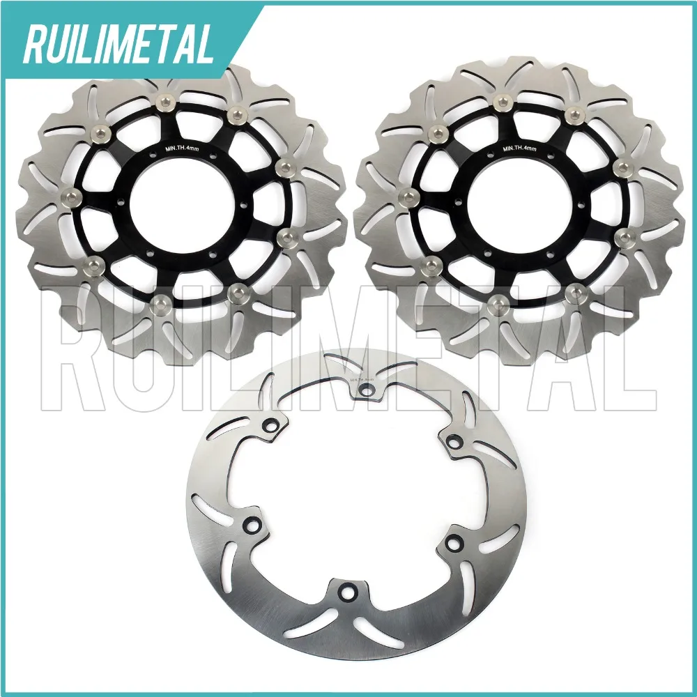 Полный Комплект Передние Задние Тормозные Диски для Honda VTX 1800 C F N R S T 02 03 04 05 06 07 08 09