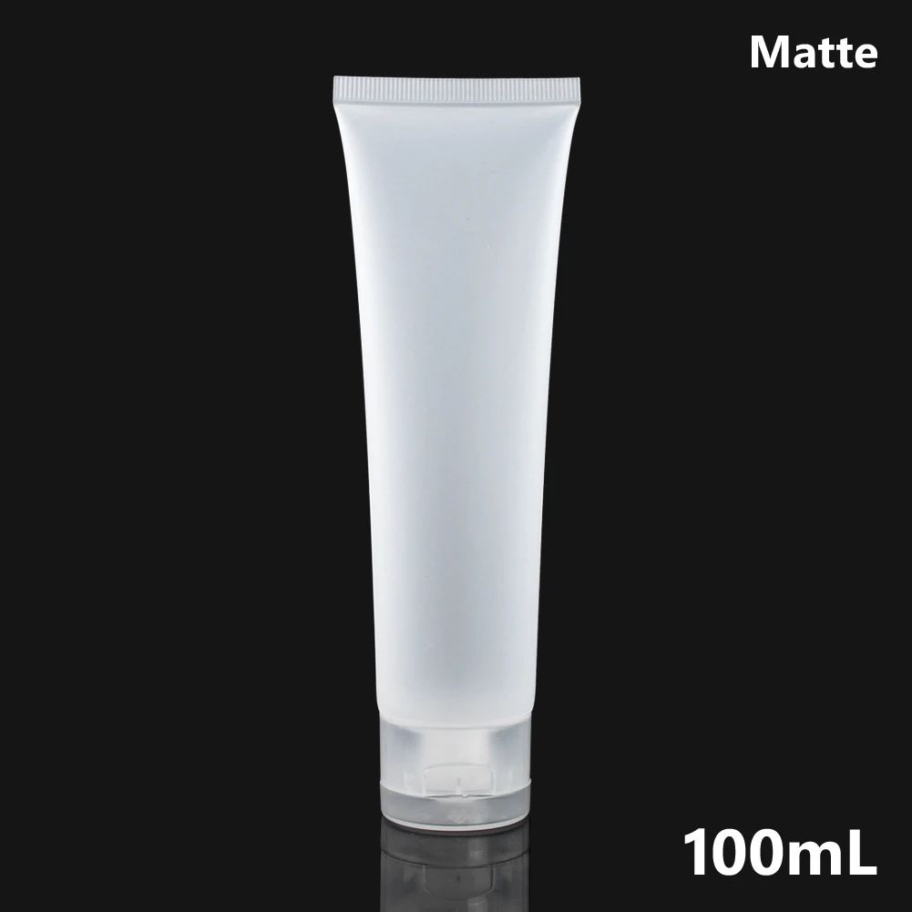 100ml Matte 1 шт. пустые пластиковые портативные трубки сжимайте косметический крем Лосьон бутылка для путешествий 20 мл 30 мл 50 мл 100 мл контейнер косметичка - Цвет: 100ml Matte