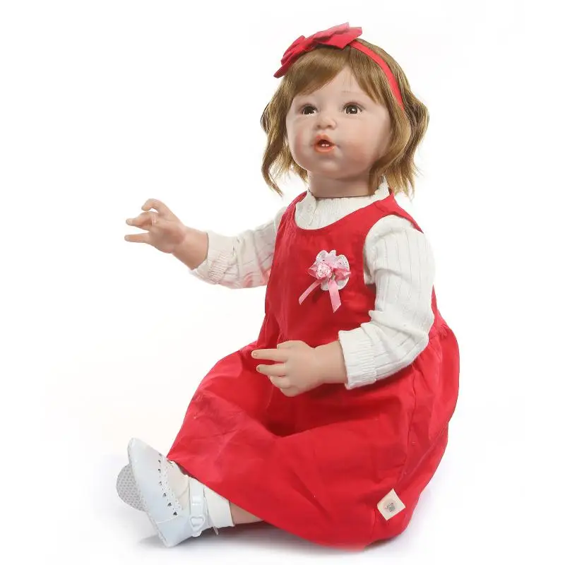 Кукла-сюрприз Bebes reborn 80 см очень большая кукла 1 год размер ребенка Мягкий силикон