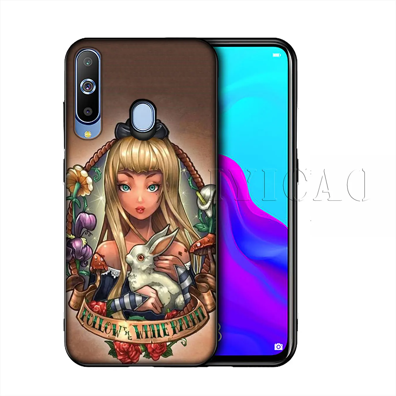 Iyicao Татуированная принцесса Алиса Ариэль силиконовый мягкий чехол для samsung Galaxy A10
