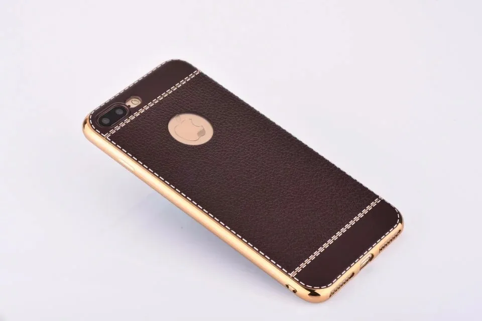 Кожаный мягкий силиконовый чехол Ltchi в стиле ретро для iPhone XS MAX 5 5S SE 6 6splus 7 8 8 Plus XR Houisng тонкий Чехол-бампер