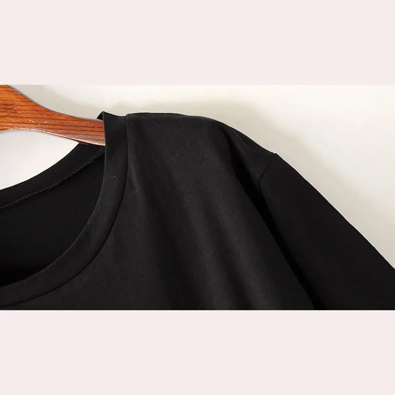 Женское асимметричное платье выше колена XITAO белый пуловер с круглым вырезом и