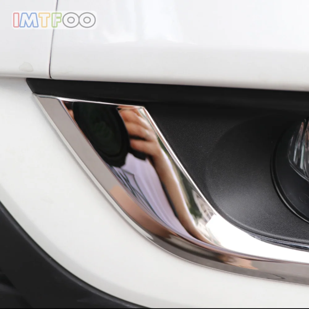 Передние противотуманные фары IMTFOO из нержавеющей стали для RENAULT KOLEOS QM6 2016 2017 2
