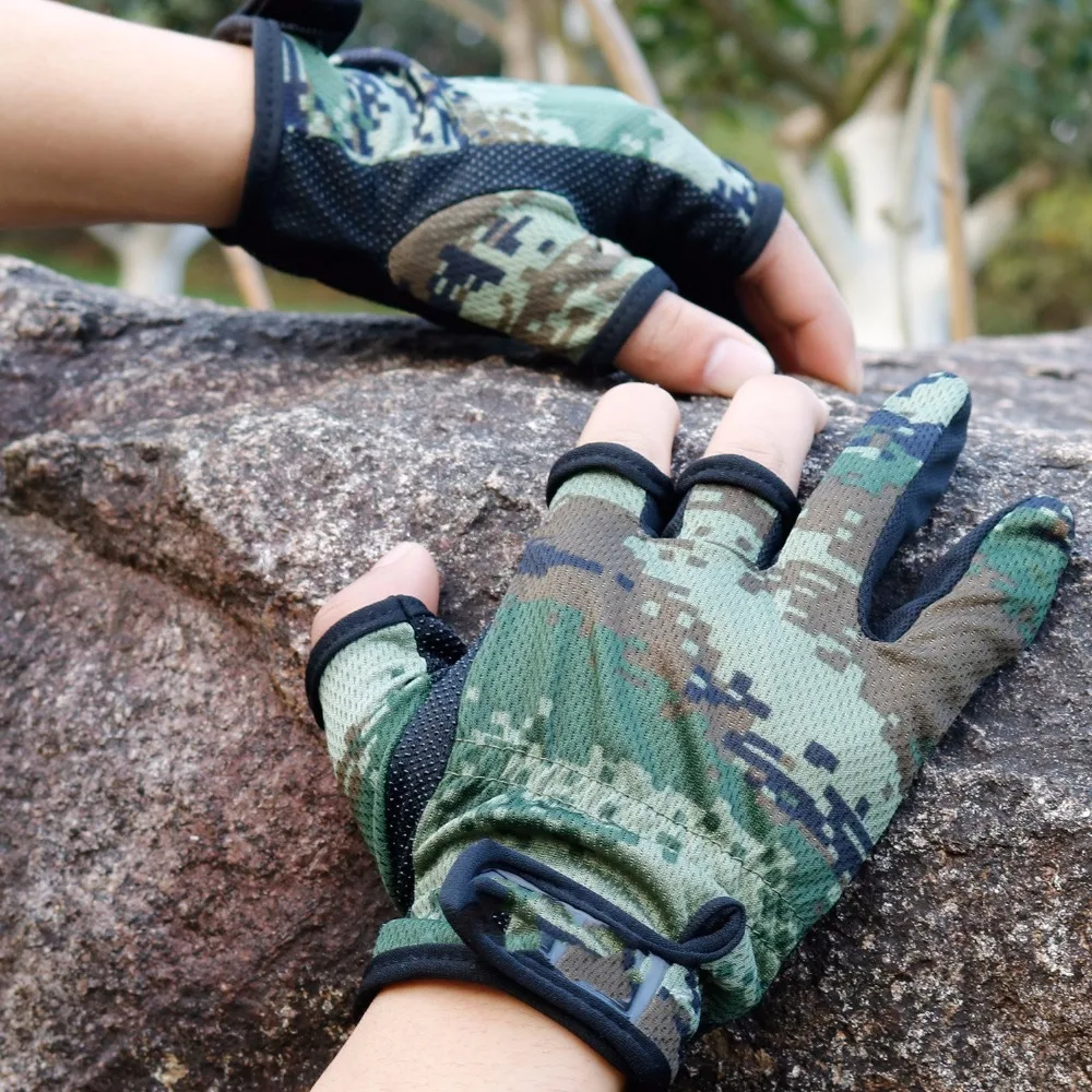 3 коротких пальца водонепроницаемые охотничьи перчатки для стрельбы