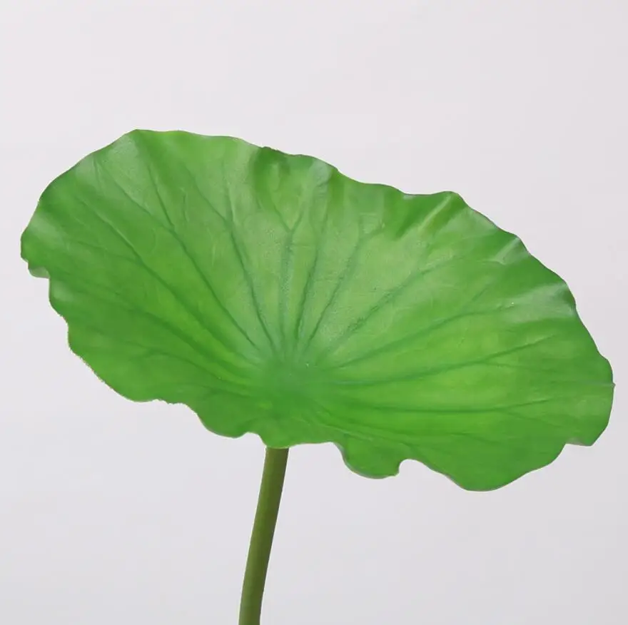 5 шт. из искусственной кожи зеленые листья лотоса листьями для свадьбы свадебный