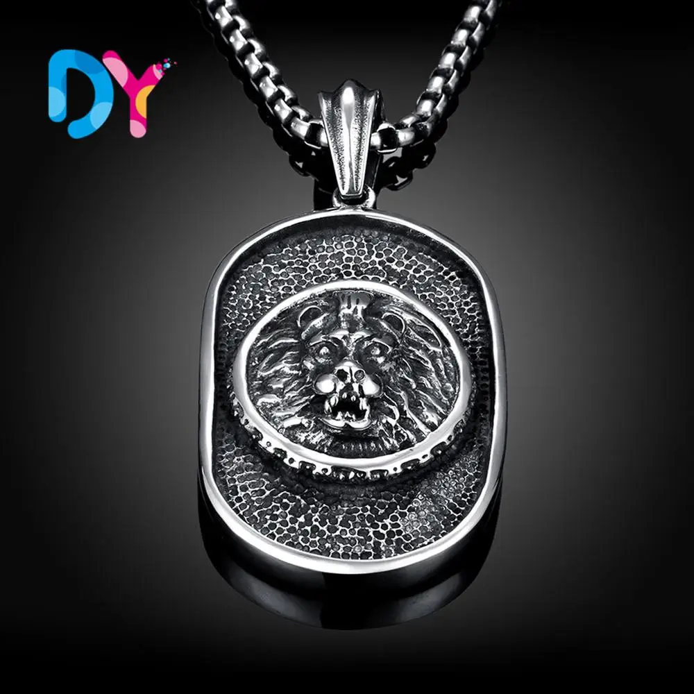 Мужчины Готический Панк Скелет Мотоцикл Титана Лев Из Нержавеющей Стали кожа