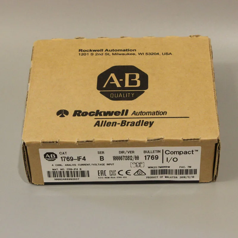 

1769-IF4 1769IF4 Allen-Bradley,NEW AND ORIGINAL,FACTORY SEALED,HAVE IN STOCK