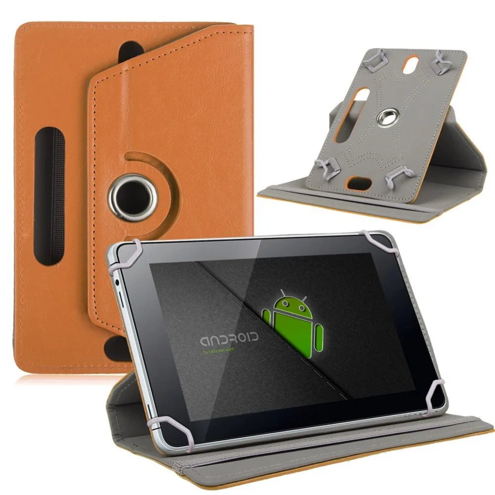 Универсальный 8 &quotдюймовый чехол для планшета Вращающийся Кожаный