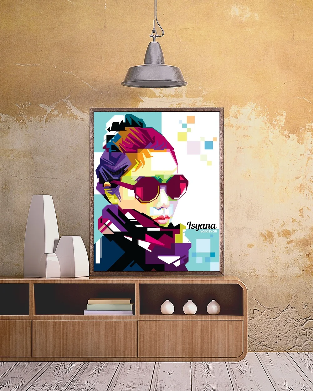 Isyana Sarasvati Wall Art Paint Decor Canvas Poster Oil Paintings for Living Room No Frame | Дом и сад