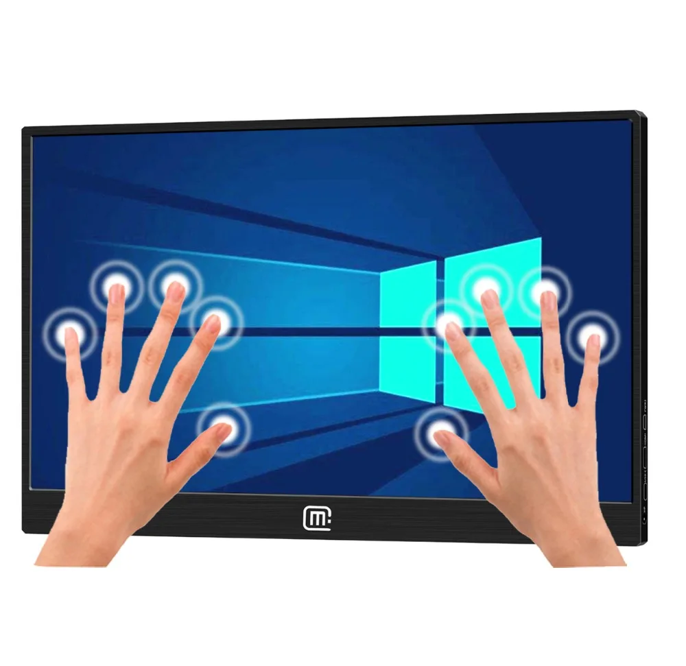 15,6 дюйма 1080 P Raspberry Pi Touch Экран-1920*1080 FHD ips Дисплей-USB/HDMI видео Вход Портативный монитор PS3 PS4 игровой Экран