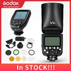 Вспышка Godox V1 V1S V1C V1N V1F V1O TTL 18000s HSS, литиевая батарея, Вспышка Speedlite для Sony Canon Nikon Fuji Olympus