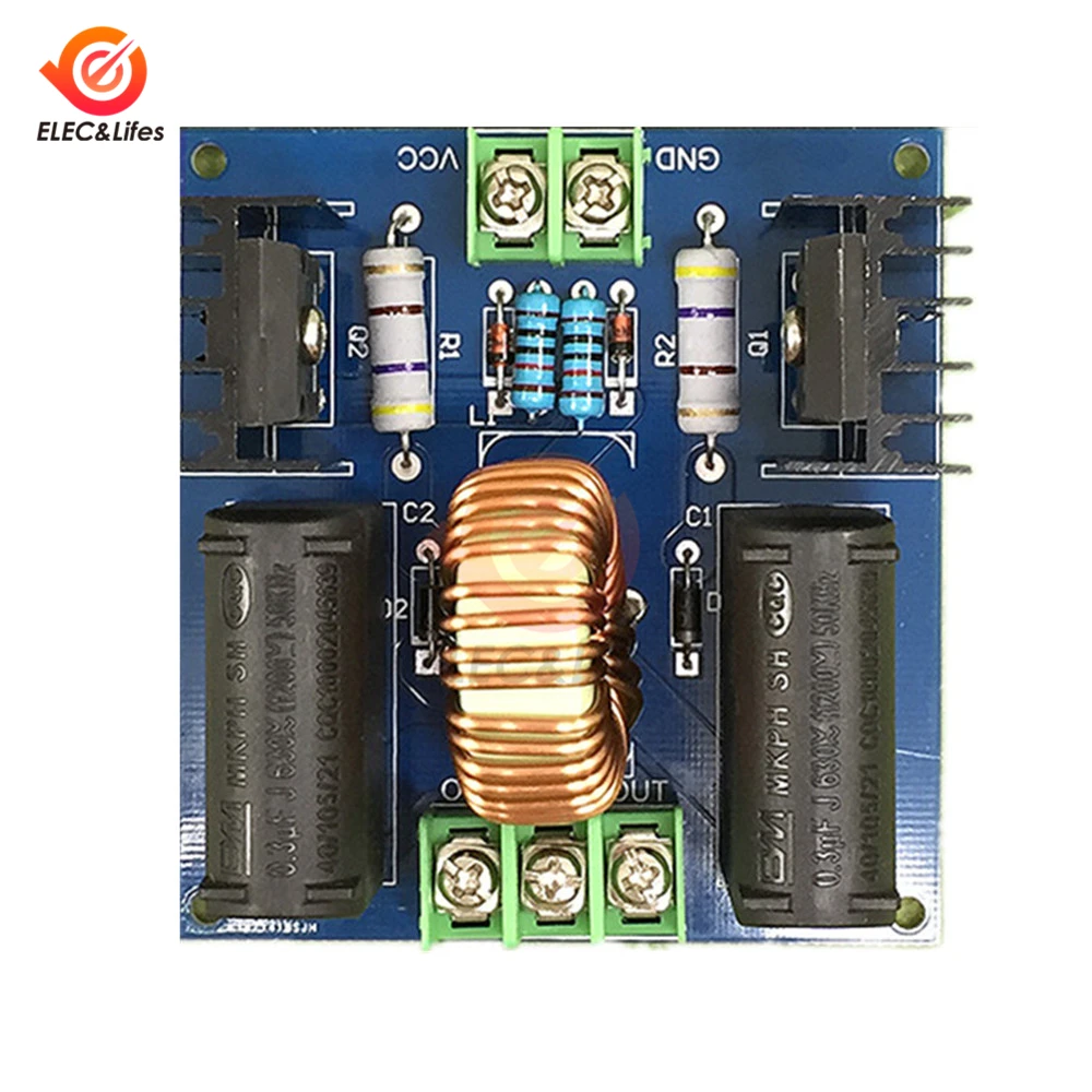 1 шт. модуль генератора высокого напряжения 12 В 24 200 Вт 10 А ZVS Tesla Coil Flyback |