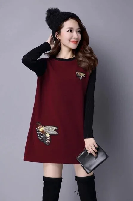 Free Shipping Fashion Casual Women's Clothing Female Solid Color O-Neck Long Sleeved Knitted Sweater Women Soft Wool Pullovers | Женская