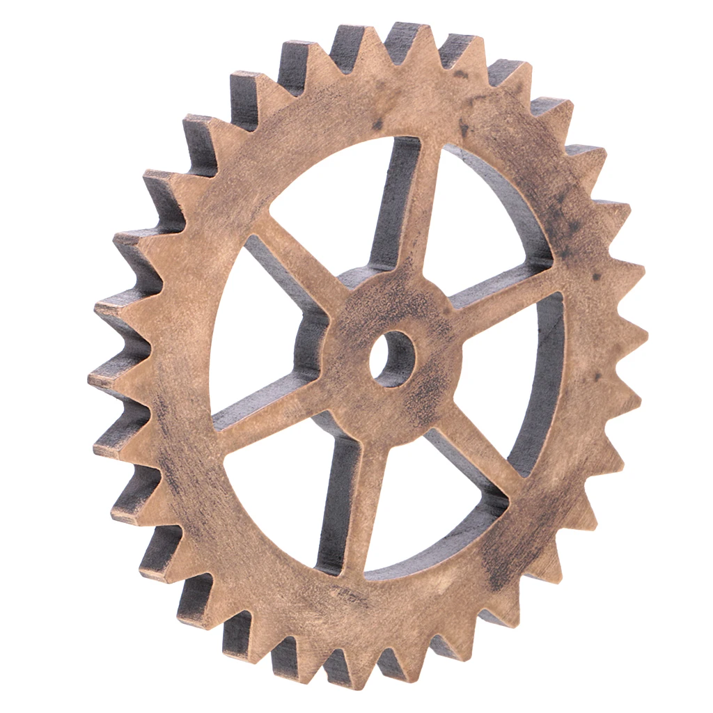 4 шт. винтажное настенное украшение в стиле стимпанк из дерева Античный